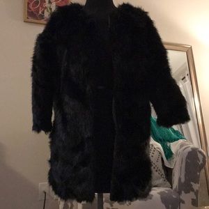 Faux fur jacket